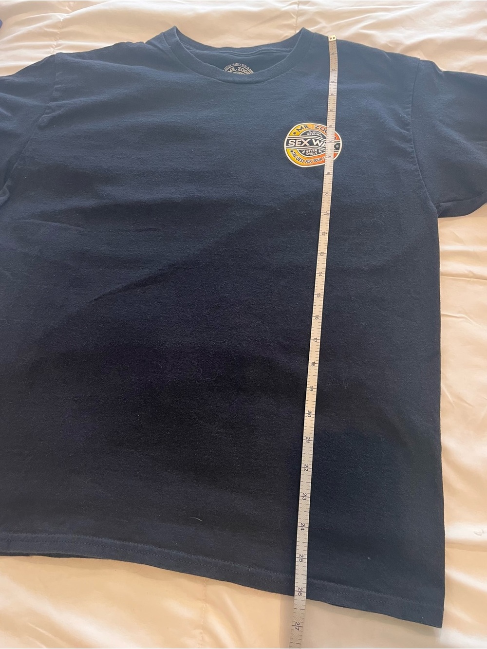Mr. Zogs Sex Wax black tshirt large Vintage Surf Good Condition - Picture 9 of 9